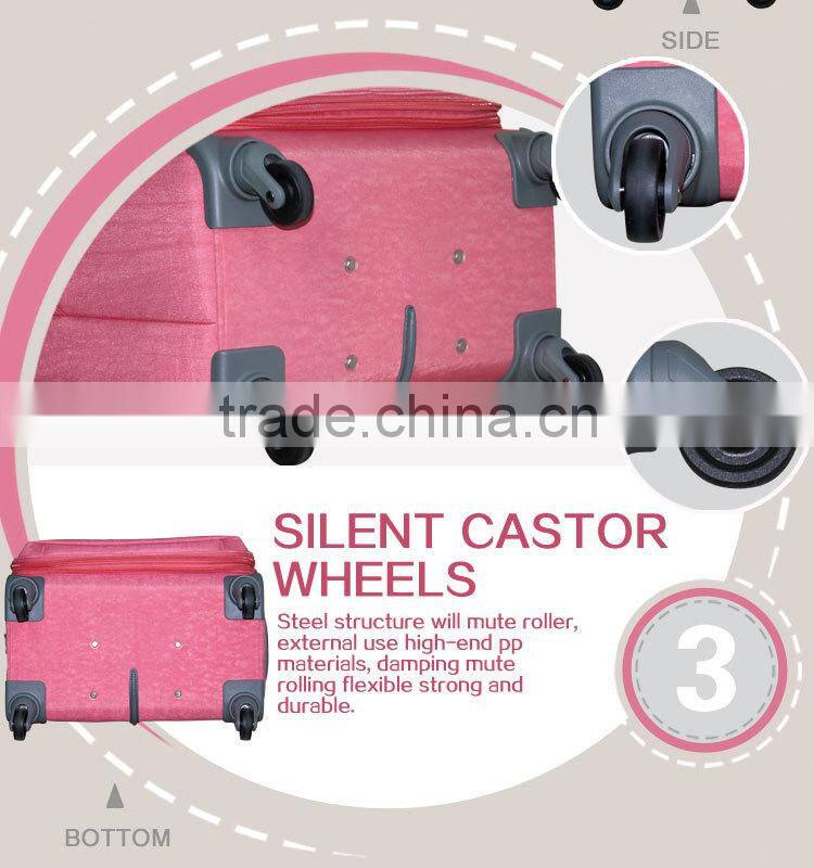 2016 new style ladies travel bags and eminent luggage price for wholesale