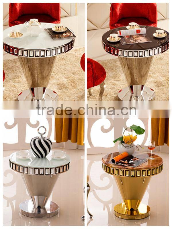 Wholesale living room decoration mirrors french style glass console table