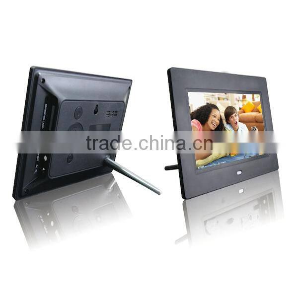 8" digital photo frame with 800x600 full function mp3 movie player photo frame with muti function