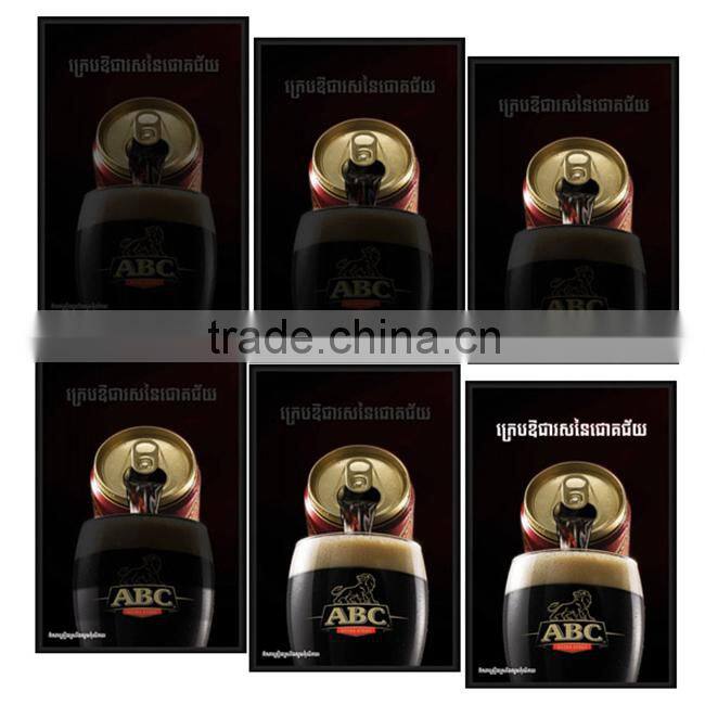 animated light box flashing high brigthness dynamic led light box advertising light boxes