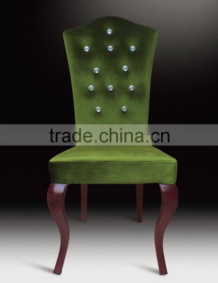 Top quality hotel room furniture Elegant fabric chair Wholesale wedding chairs ZA08