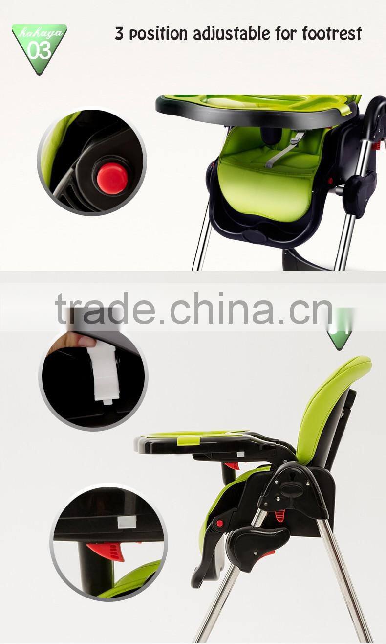 top selling modern high chair for kids hot sale moving baby chair