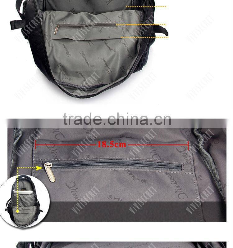 Fashionable travel backpack healthy laptop sport back bags
