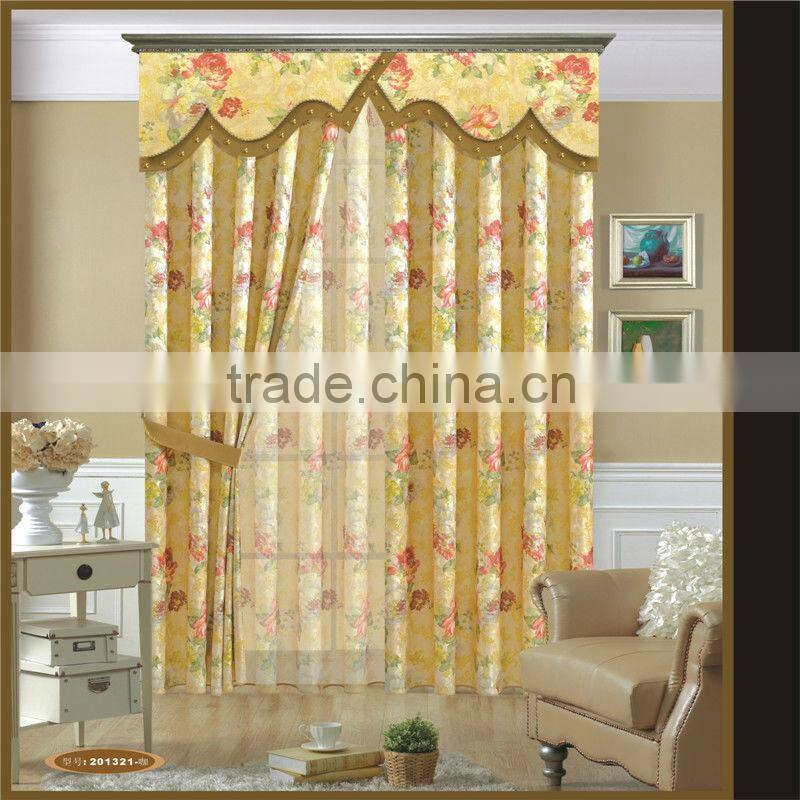 New printed curtain fabric China manufacturer