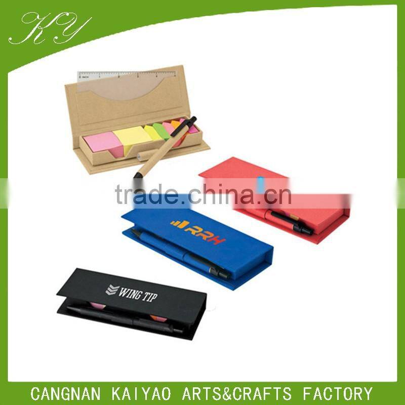Eco friendly craft paper box customized memo pad