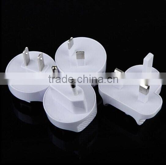 4 Port USB EU/AU/US/UK AC Adapter Plug Travel Charger / convertible plug charger / USB adapter