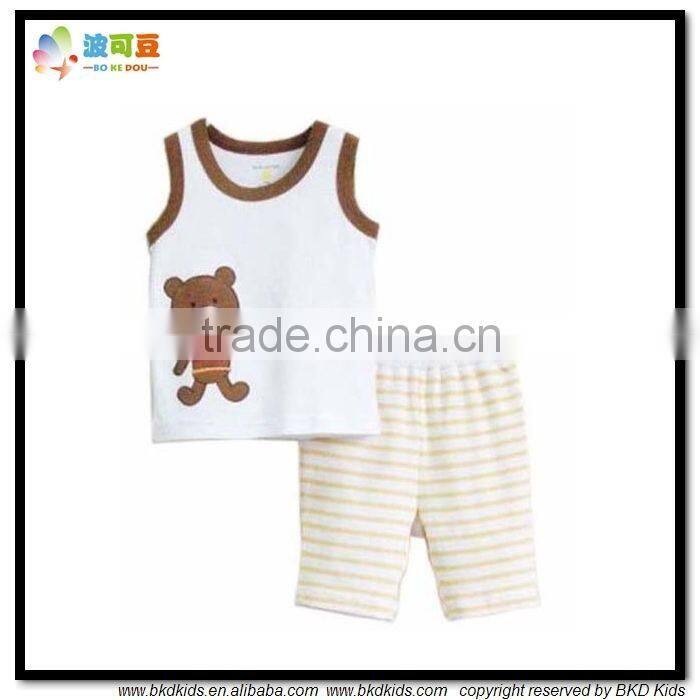 BKD green 0-24M baby boy tank top