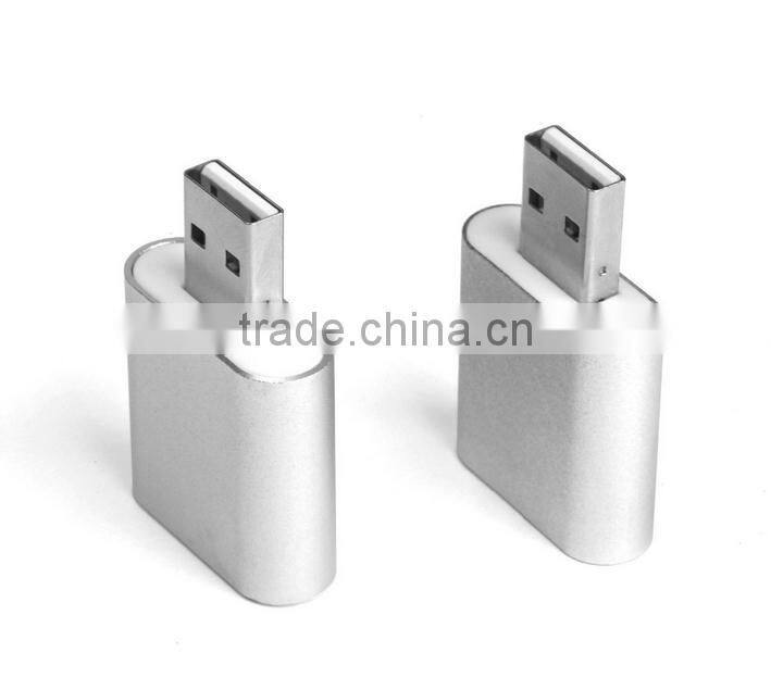 New Aluminum alloy 3.0 USB sound card headphones 3.5mm Jack converter