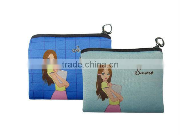 coin purse illustration art printing custom printing bag