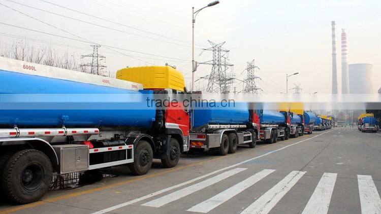HOWO 6*4 chassis, CIMC LINYU 15-25m3 oil tank truck