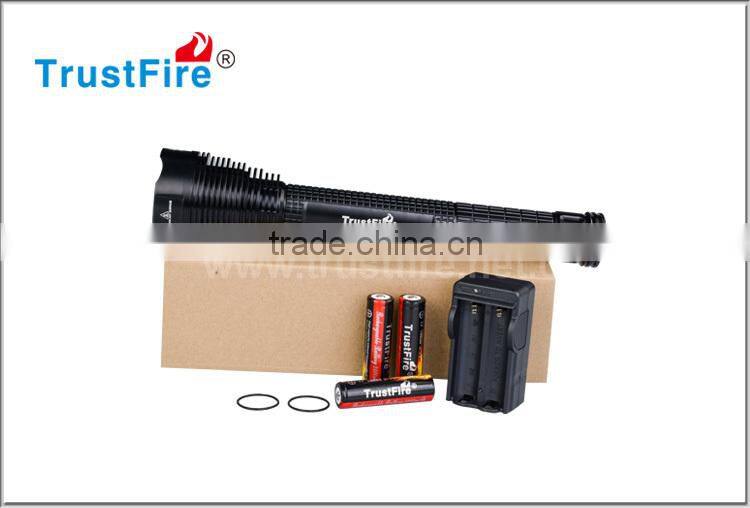 5 Modes flashlight with black torch pouch/holster tactical LED linterna waterproof outside equipments with CE,FCC certification