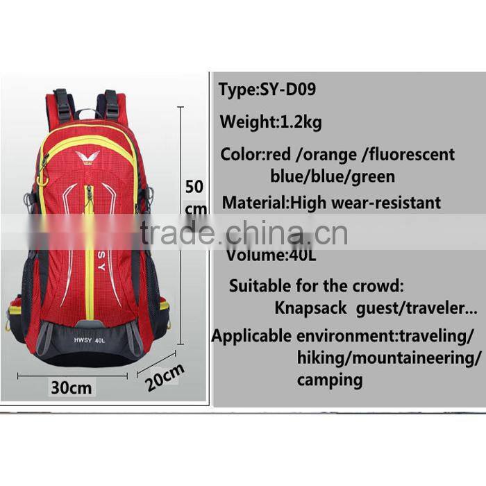 orange custom basketball backpack