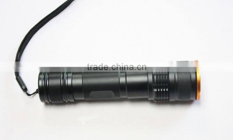 portable rechargeable 9w led flashlight outdoor flashlight