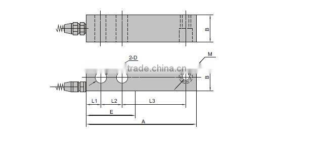 CS-14 TYPE LOAD CELL Apply to various force measurement by platform balance, belt balance, hopper scale
