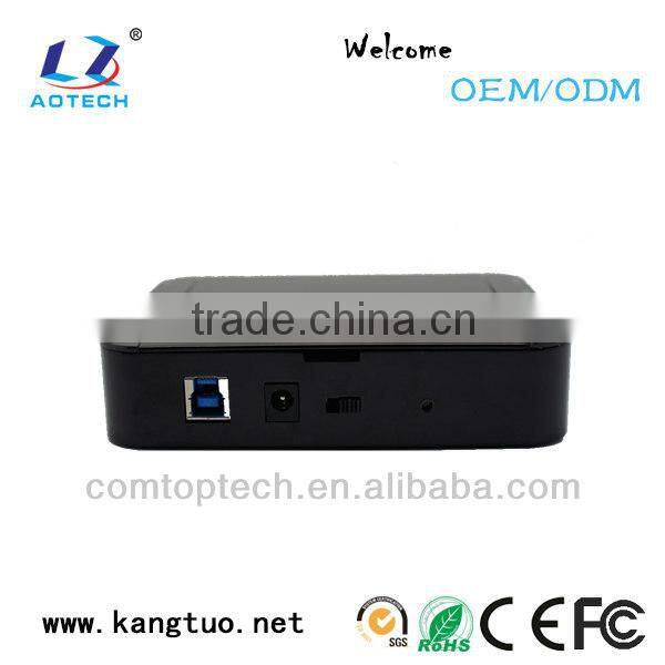 4TB capacity supported 2 bay SATA to usb3.0 hdd docking station