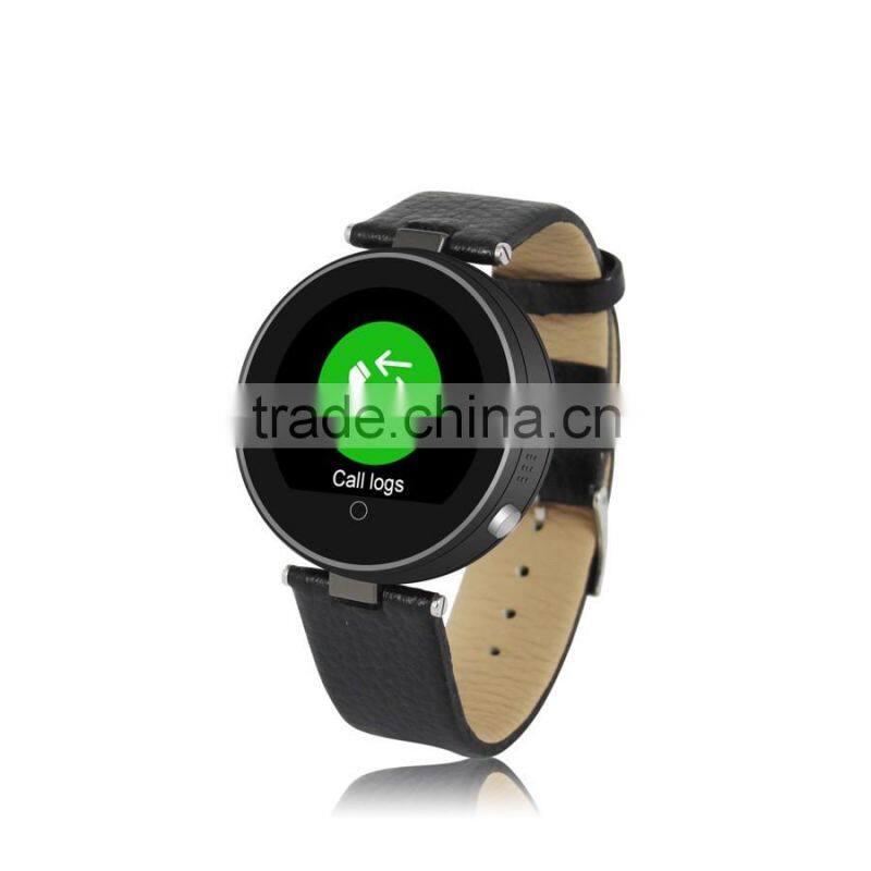 New Design Bluetooth Round Shape Android S365 Man Watch Support Multi-languages