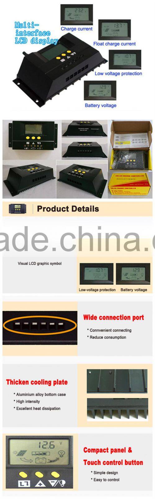 ac dc hybrid solar charge controller natebook 30A