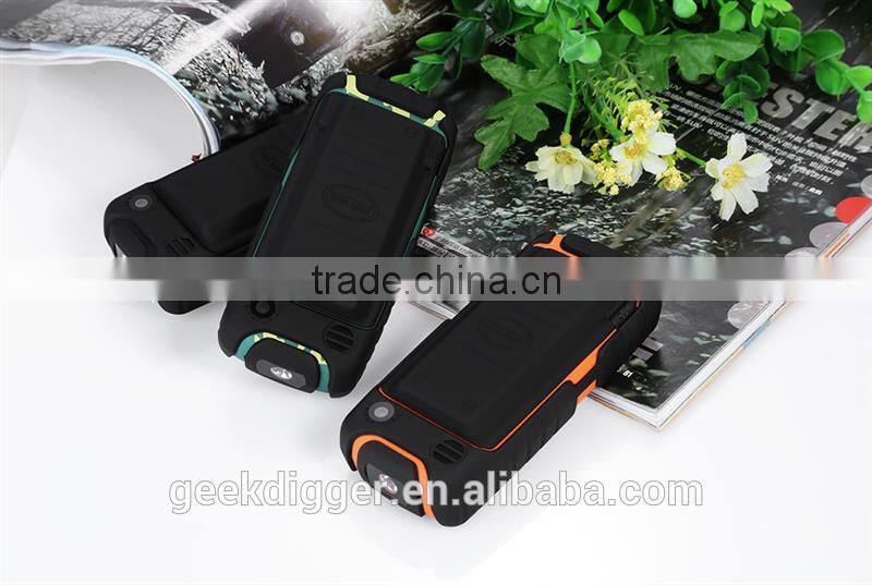 XP3300 Green Unlocked Phone Quad Band with 12000mAh Battery / FM / MP3 / Dual SIM / Flashlight Functions