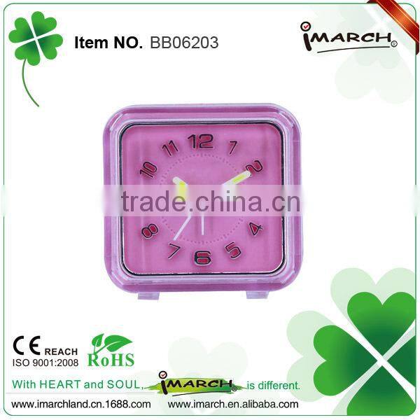 BB06203 Mini Crystal Gifts Alarm Clock With Cake Shape