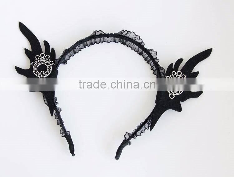 MYLOVE black elfin double ear hair hoop cos accessory