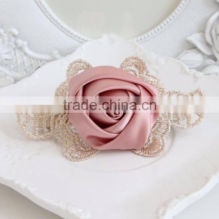 MYLOVE bridal hair accessory romantic rose hair clip