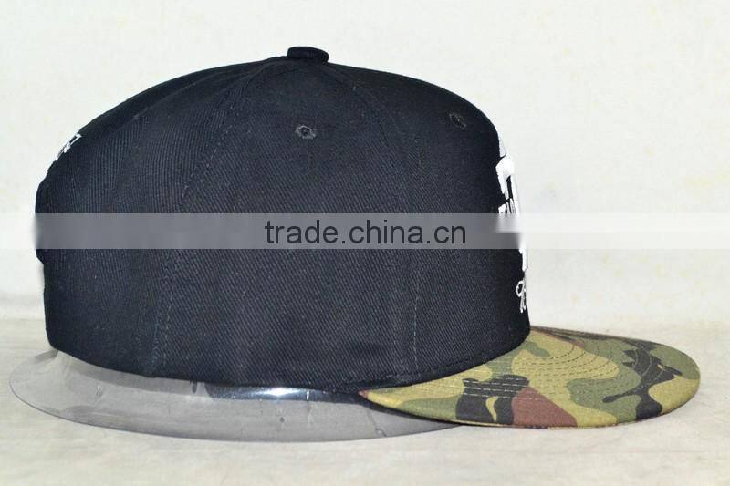 Guangzhou hat factory professional customized 100% acrylic 3 d embroidery logo Flat brim hat