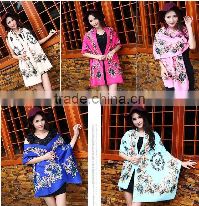 2016 Fresh 100 Acrylic Women Winter Scarves/ Large Shawo Pancho for Fashion Lades