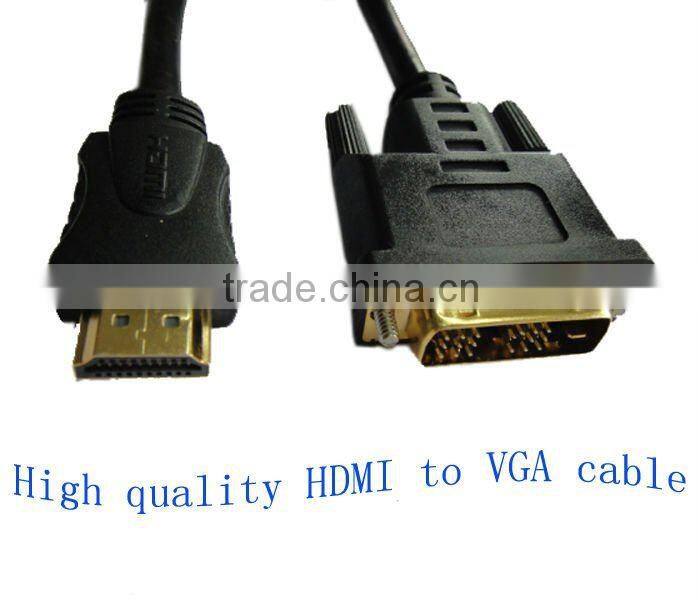 DVI to VGA adapter M/M GOLD plated