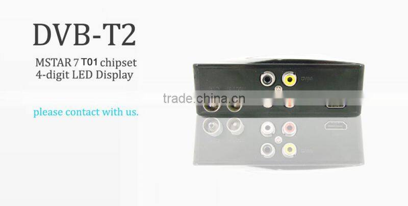 Mini Smart Design DVB-T2 Terrestrial Multi TV Receiver with HD Output