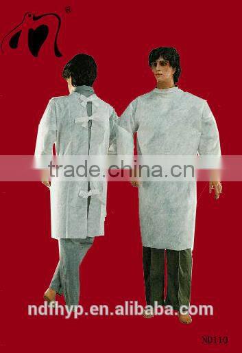 40gsm non woven white doctor disposable gown