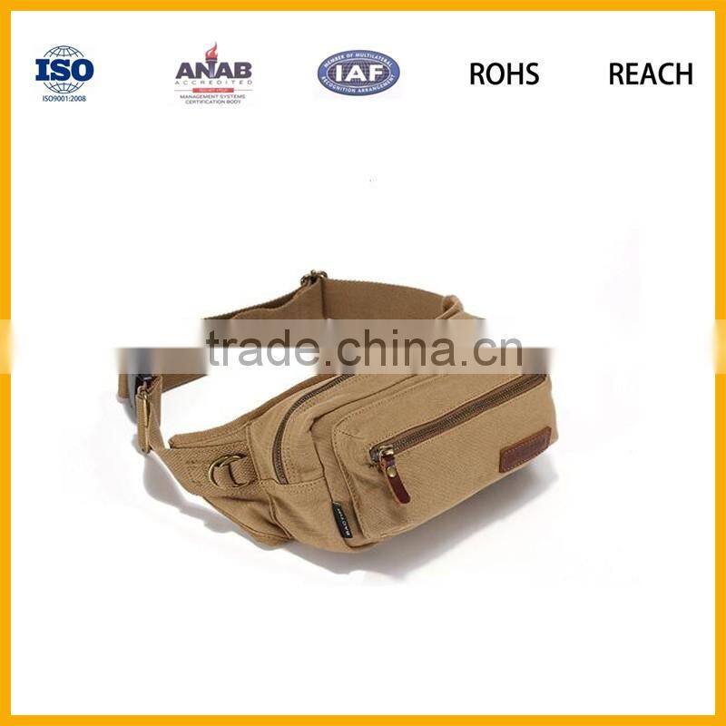 Hot sales Canvas Waist Bag sport HIP BUM BAG
