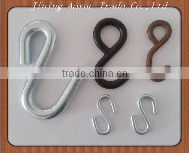 Zinc plating s hook, metal s hook, simple s hook