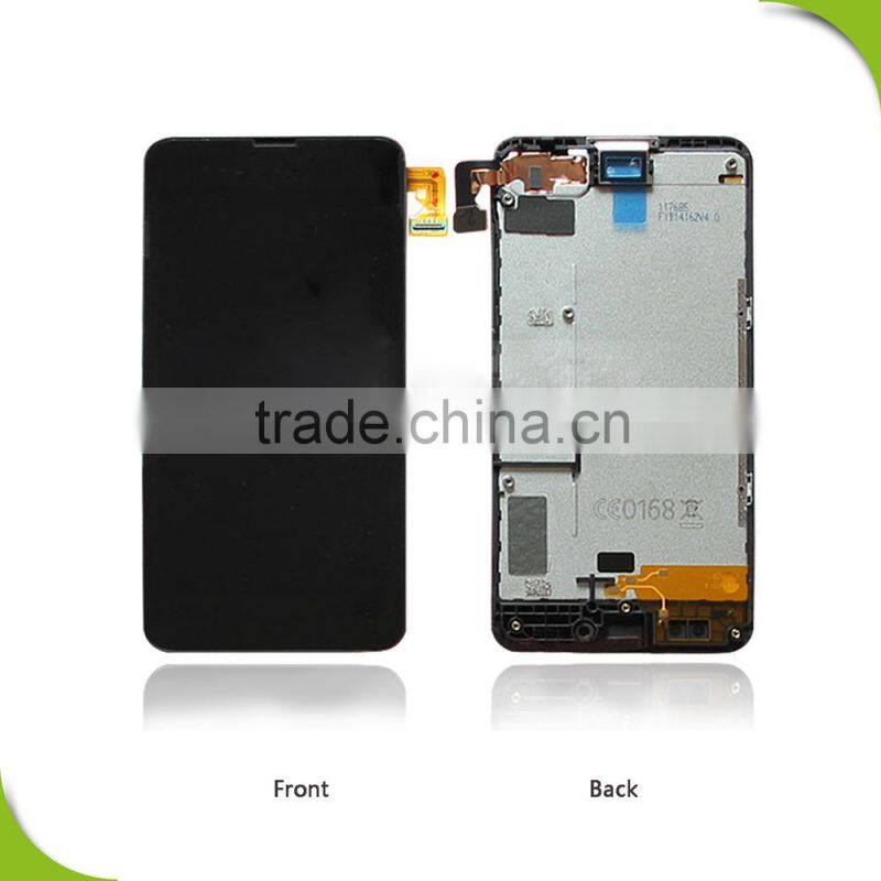 Nice After-sale Factory Price Replacement touch digitizer with frame for Nokia Lumia 630 lcd screen display
