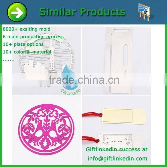 Fancy metal bookmark/2014 stylish bookmark