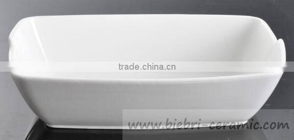 Ceramic Porcelain Fine Bone China Hotel Restaurant Party Logo Decal Artwork Customized Mash And Serve Bowl