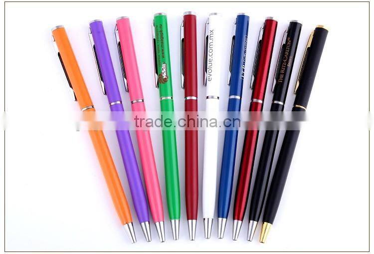 Hot sale customized logo hotel ball point pen