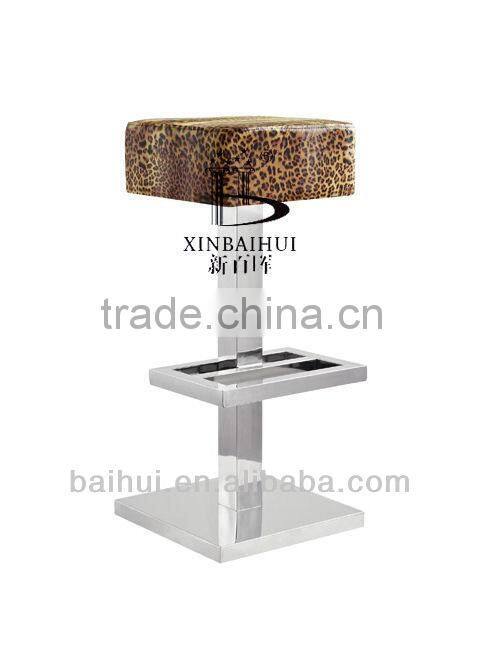 BH-BC8283 Modern Unique style bar stool high chair /bar chair with footrest