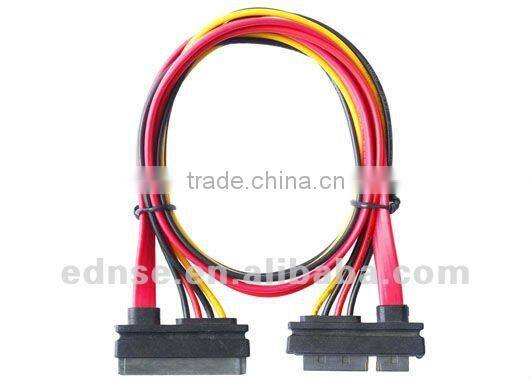 EDNSE mini SATA Data+Power Extension Cable sata power data adapter cable