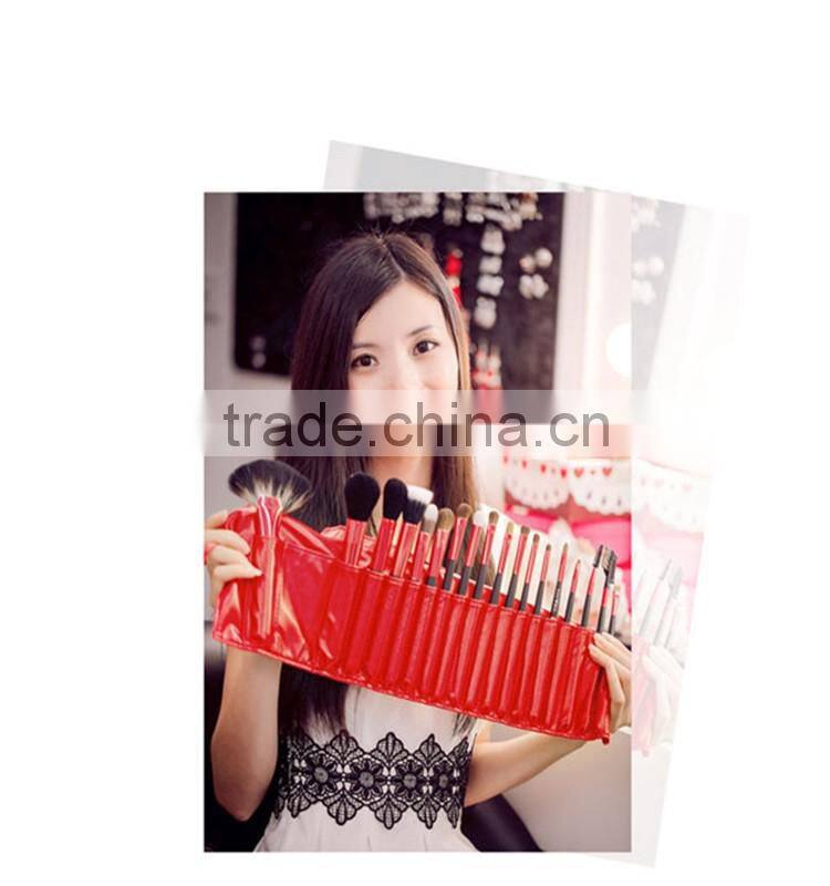 18pcs high grade very soft mink hair makeup kit brushes