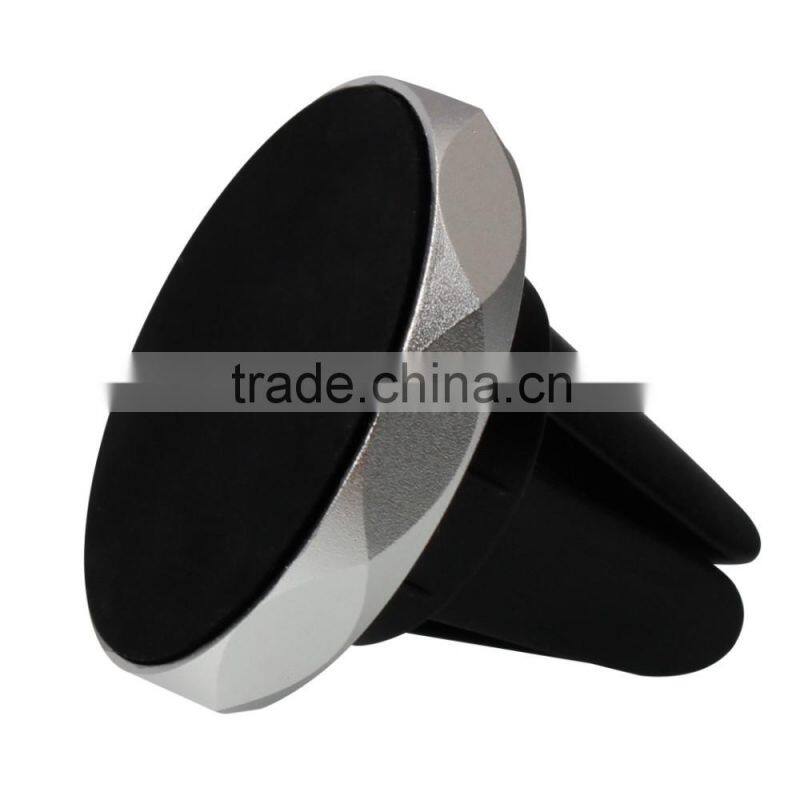 Universal rotating portable mini air vent magnetic mobile cell phone stand mount car holder
