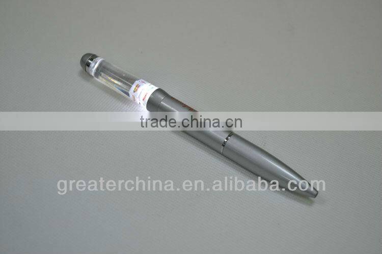 promotion light pen with logo inside