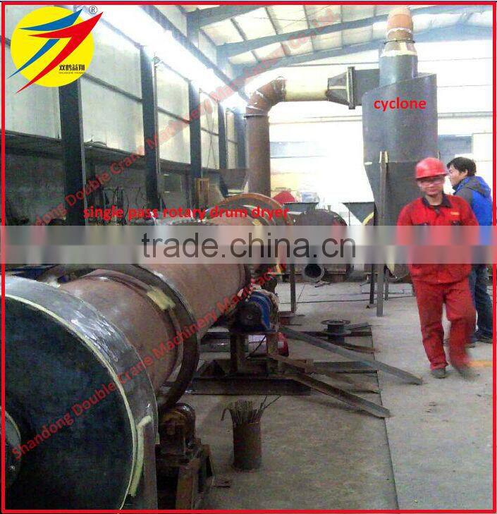 China supply sawdust rotary drum dryer with best price for sale