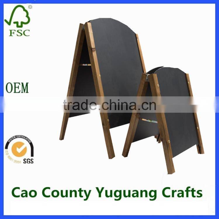 A Christmas Tree shaped Chalkboard for shops restaurants and markets