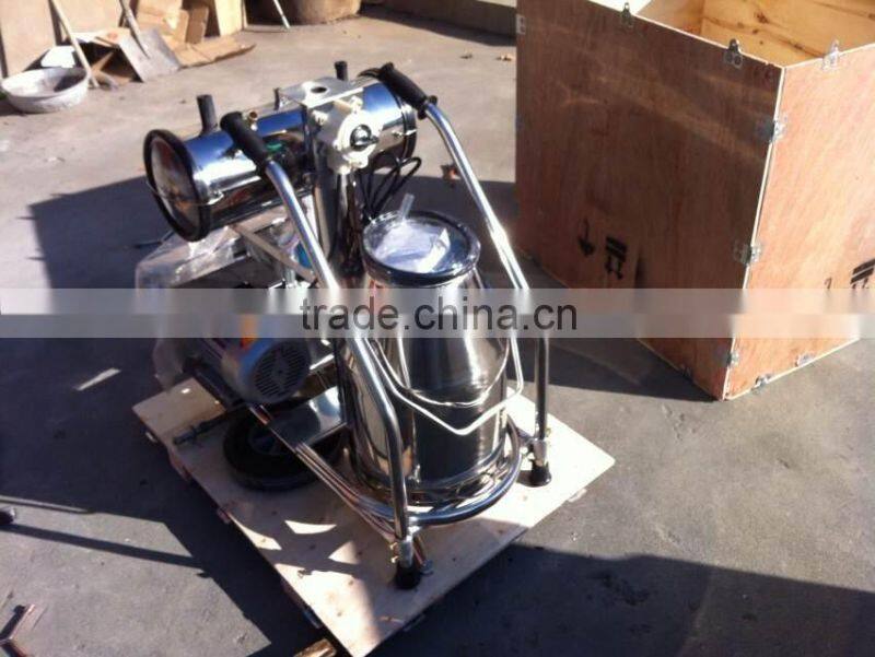 movable milking machine/vacuum pump cow milking machine