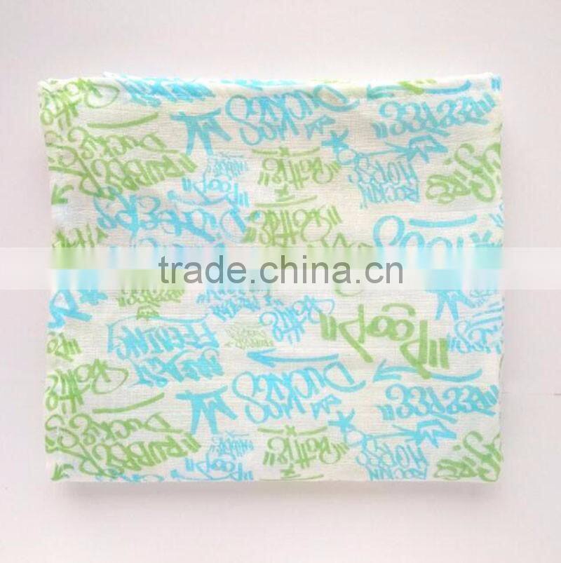 2017 Newest baby cotton blanket/baby muslin swaddle blanket