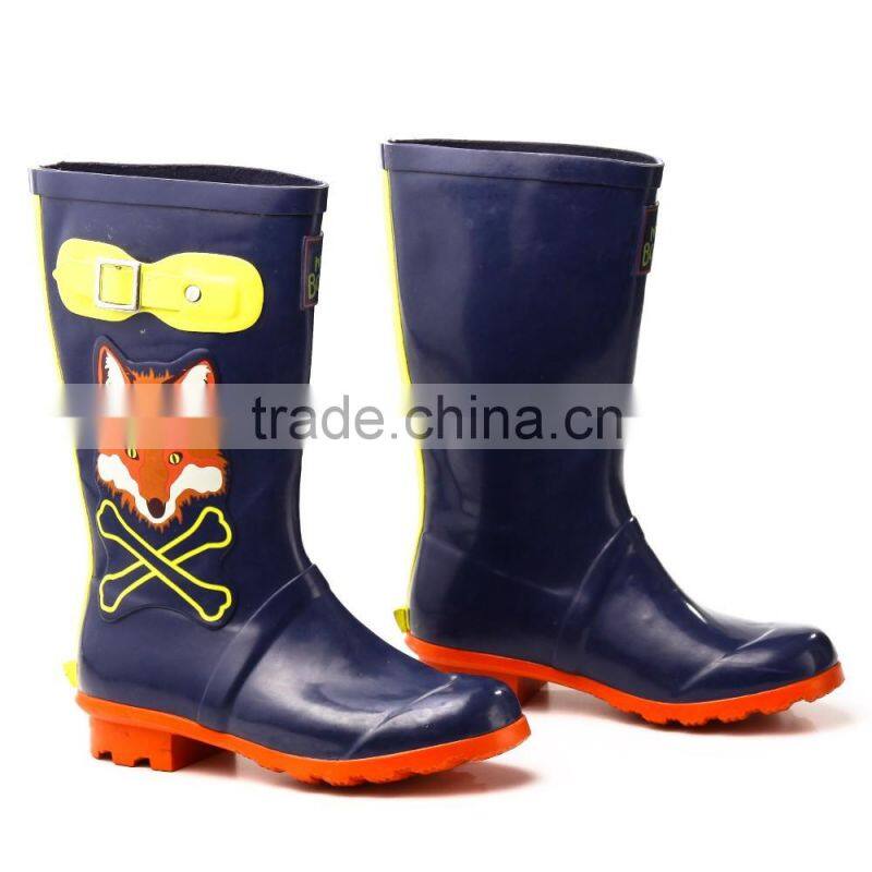 custom made waterproof fashion rubber rain boots for ladies or women