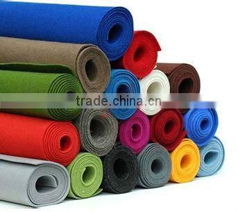 Colourful fabric of Woolen Felt