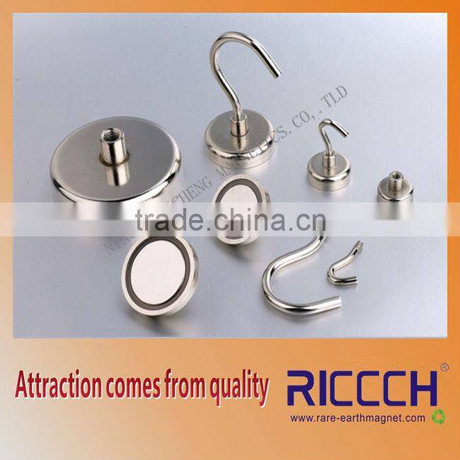Strong permanent magnetic hook