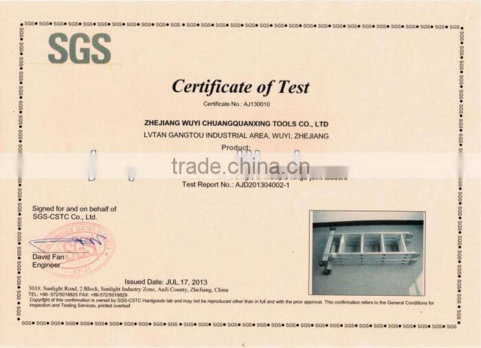 4*3 aluminium ladder profile with New GS