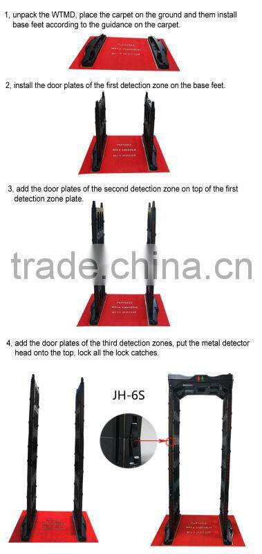 security portable walkthrough body scanner